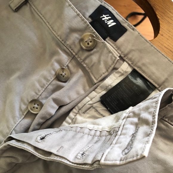 H&M Button-up Gray Khakis - Picture 5 of 9